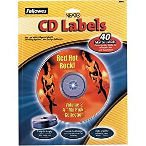 fellowes cd labels software